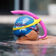 Finis - accesoriu inot pentru copii Snorkel Stability Jr - roz intens magic