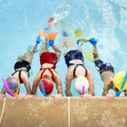 Finis - accesoriu inot pentru copii Snorkel Stability Jr - roz intens magic