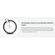 Bicicleta copii Woom 3 AUTOMAGIC cu roti 16" portocaliu intens alb