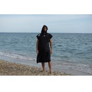 Z3R0D - Prosop tip poncho TRANSITION towel - negru