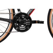 Bicicleta Rock Machine Crossride 100 29 Matte Black/Grey/Red 22.0 - (XL)