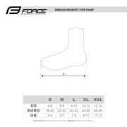 Huse pantofi Force Neopren Basic Fluo XL