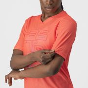 Jersey Castelli Trail Tech W de dama Corai