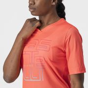 Jersey Castelli Trail Tech W de dama Corai