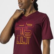 Jersey Castelli Trail Tech W de dama Visiniu
