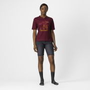 Jersey Castelli Trail Tech W de dama Visiniu