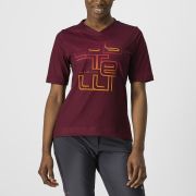 Jersey Castelli Trail Tech W de dama Visiniu