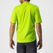Jersey cu maneca scurta Castelli Trail Tech Tee Galben Fluo/Negru M
