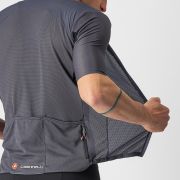 Tricou cu maneca scurta Castelli Endurance Elite Antracit XXL