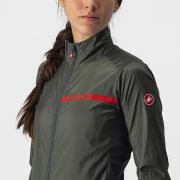Jacheta de vant Castelli Squadra Stretch W de dama Kaki XL
