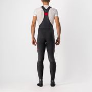 Pantaloni lungi cu bretele Castelli Velocissimo 5 Negru/Rosu Reflex XXXL
