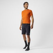 Tricou casual Castelli Tech 2 Tee Portocaliu XL