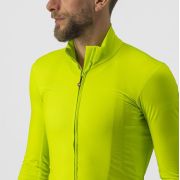 Tricou cu maneca lunga Castelli PRO Thermal Mid LS Galben Fluo XL