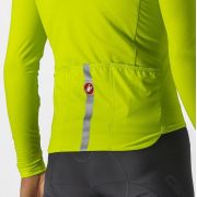 Tricou cu maneca lunga Castelli PRO Thermal Mid LS Galben Fluo XL