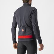 Castelli - tricou maneca lunga 14-20 gr C - Puro 3 FZ - antracit | rosu