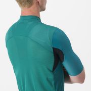 Tricou cu maneca scurta Castelli Endurance Elite Turcoaz