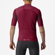 Tricou cu maneca scurta Castelli Endurance Elite Visiniu