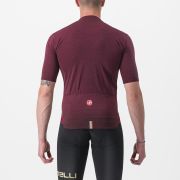 Tricou cu maneca scurta Castelli Essenza Visiniu