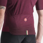 Tricou cu maneca scurta Castelli Essenza Visiniu