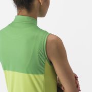 Tricou fara maneci Castelli Velocissima SL de dama Lime/Verde