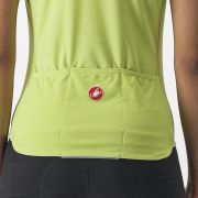 Tricou fara maneci Castelli Velocissima SL de dama Lime/Verde