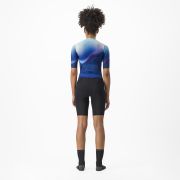 Costum de triatlon cu maneca scurta Castelli PR 2 W Speed Suit de dama Alb/Albastru/Negru