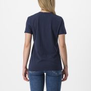 Tricou casual Castelli Pedalare Tee de dama Bleumarin