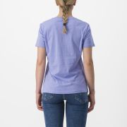 Tricou casual Castelli Pedalare Tee de dama Violet XS