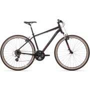 Bicicleta Rock Machine Crossride 100 29 Matte Black/Grey/Red 20.0 - (L)