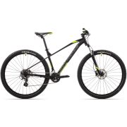 Bicicleta Rock Machine Manhattan 40-29 29 Matte Black/Grey/Radioactive Yellow 17.0 - (M)