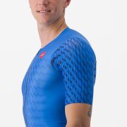 Costum de triatlon cu maneca scurta Castelli PR 2 Speed Albastru/Bleumarin S