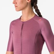 Tricou cu maneca scurta Castelli Aero PRO 7.0 W de dama Mov XS