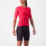 Tricou cu maneca scurta Castelli Aero PRO 7.0 W de dama Rosu
