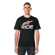 Tricou Alpinestars Ride 4.0 CSF Tee Black/White/Red