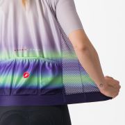 Tricou cu maneca scurta Castelli Climbers 4.0 W de dama Violet/Vernil/Mov