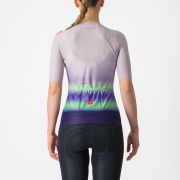 Tricou cu maneca scurta Castelli Climbers 4.0 W de dama Violet/Vernil/Mov