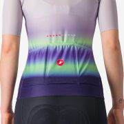 Tricou cu maneca scurta Castelli Climbers 4.0 W de dama Violet/Vernil/Mov