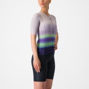 Tricou cu maneca scurta Castelli Climbers 4.0 W de dama Violet/Vernil/Mov