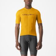 Tricou cu maneca scurta Castelli Elements Galben/Visiniu