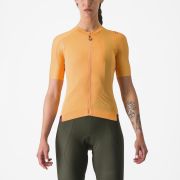 Tricou cu maneca scurta Castelli Espresso W de dama Portocaliu/Visiniu