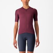 Tricou cu maneca scurta Castelli Espresso W de dama Visiniu