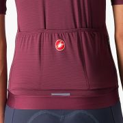 Tricou cu maneca scurta Castelli Espresso W de dama Visiniu