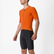 Tricou cu maneca scurta Castelli Premio Black Portocaliu