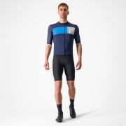 Tricou cu maneca scurta Castelli Prologo 7 Indigo/Albastru/Gri