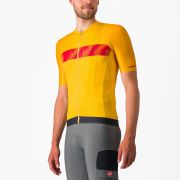 Tricou cu maneca scurta Castelli Unlimited Endurance Galben/Rosu