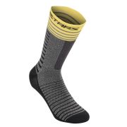 Sosete Alpinestars Drop Socks 19 Mid Gray Yellow S