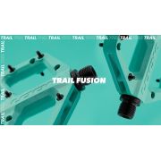 Look - pedale flat bicicleta MTB Trail Fusion - albastru deschis