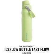 Stanley -termos tip sticla Aerolight Iceflow Fast Flow Lid bottle - verde deschis citrice - 591 ml