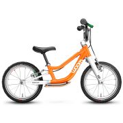 Woom - bicicleta copii 14" Woom 1 Plus, varsta recomandata 3-4.5 ani (95-110cm) - 4.2kg - portocaliu Flame Orange
