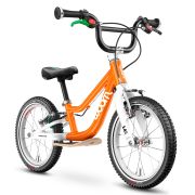 Woom - bicicleta copii 14" Woom 1 Plus, varsta recomandata 3-4.5 ani (95-110cm) - 4.2kg - portocaliu Flame Orange